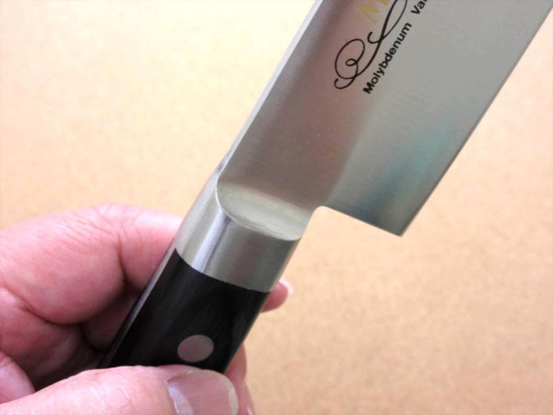 関の刃物 牛刀 240mm 正広 MV鋼 モリブデン 口金 肉切り 本職用洋包丁