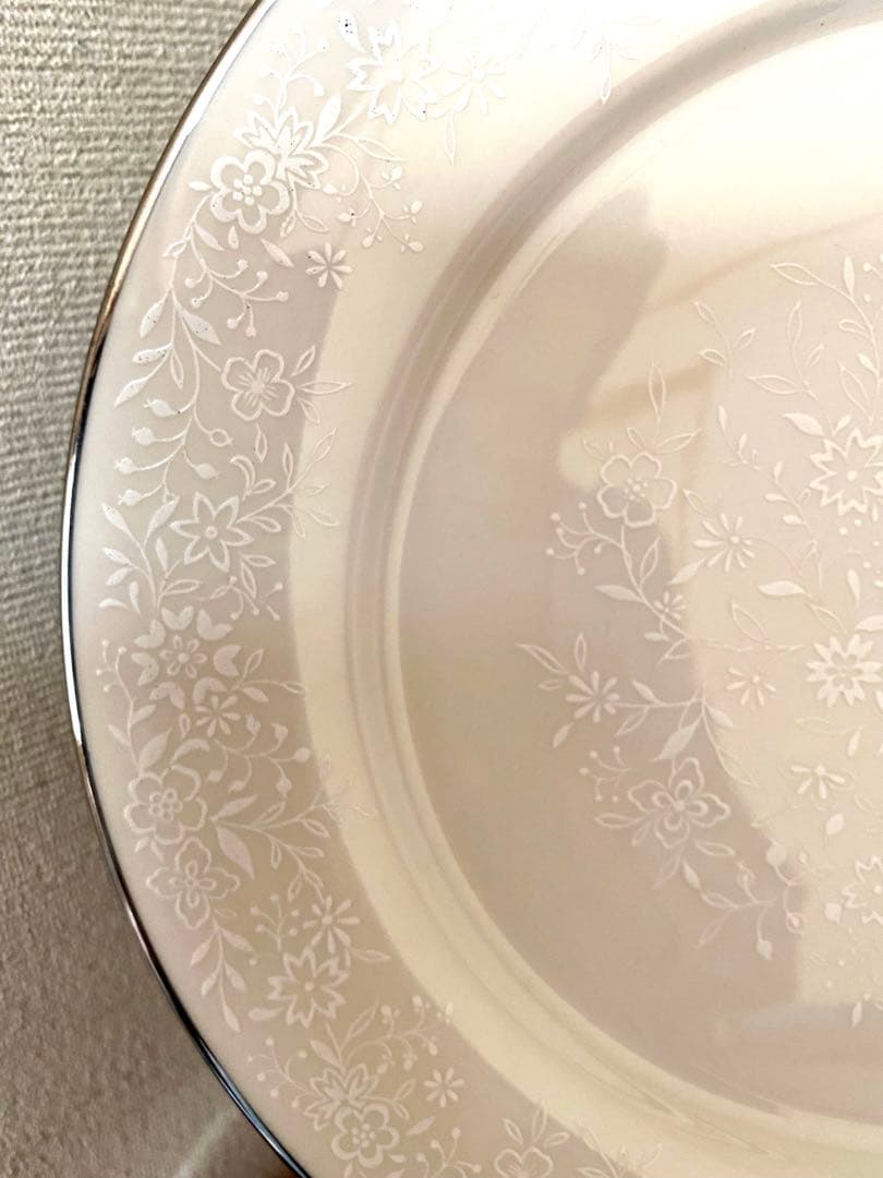 希少❗️ノリタケ アイボリーチャイナ AFFECTION 7192 プレート4枚