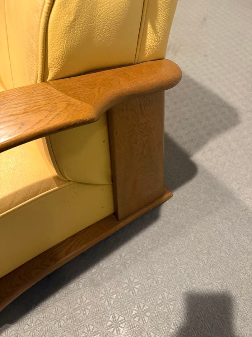 浜本工芸　高級本革仕様／2人掛けソファー