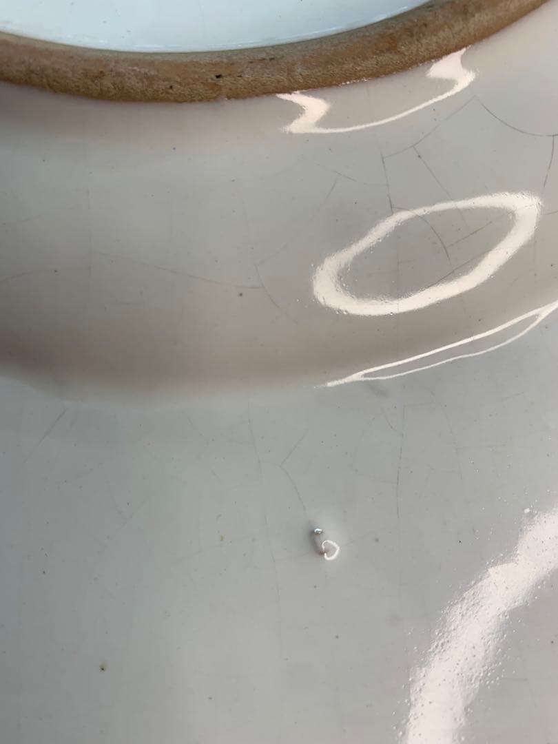 アンティーク/イングリッシュデルフトの31cm大皿