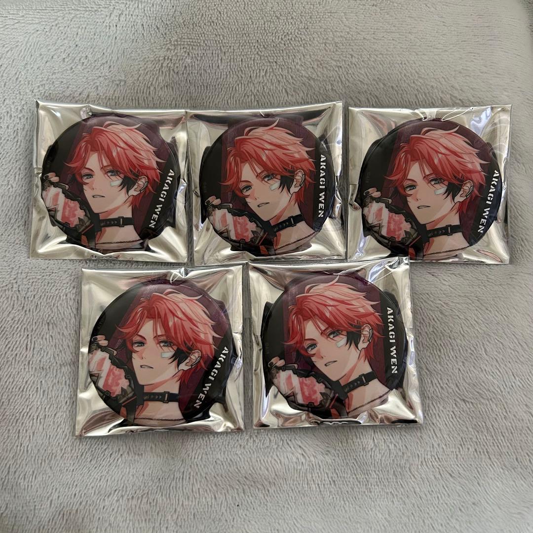 ぎゃうるふ 赤城ウェン 缶バッジ - メルカリ