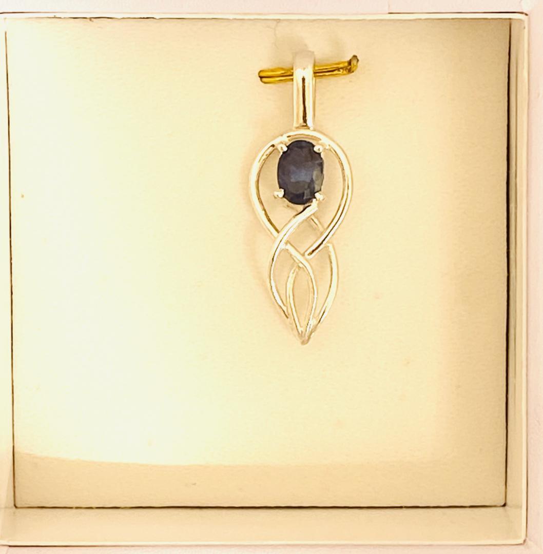 ペンダント - 天然ブルーサファイア ペンダント 1.12g