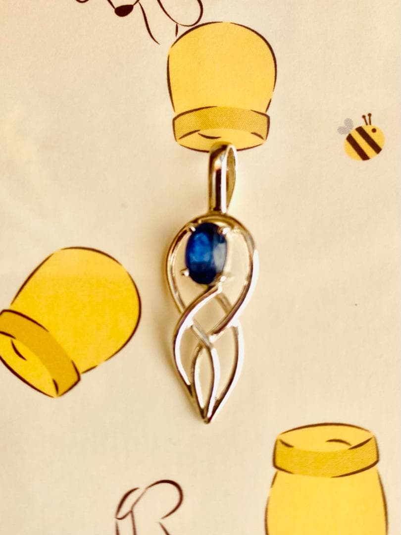 ペンダント - 天然ブルーサファイア ペンダント 1.12g