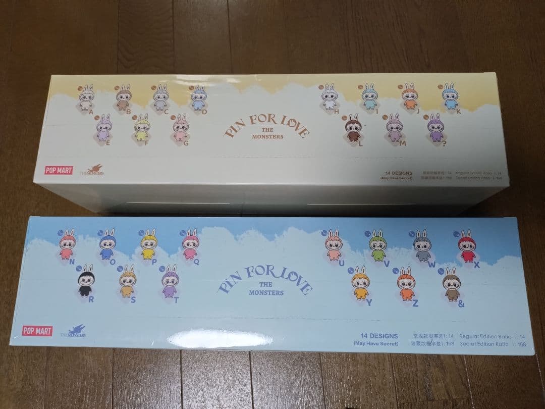 ラブブ　PIN FOR LOVE 　アソートbox2種　新品未開封シュリンク有り