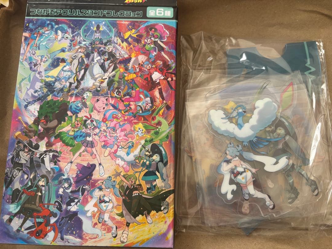 ポケミク　つながるアクリルスタンドコレクション　全6種類セット　コンプリート