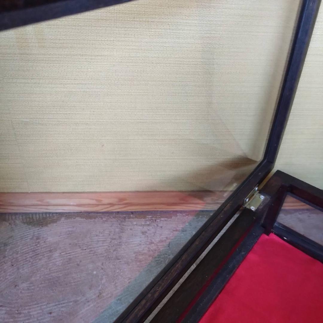 木枠　ガラスケース　アクセサリーケース