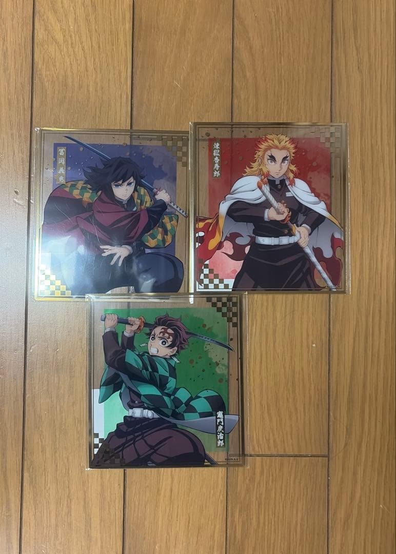 鬼滅の刃　アニプレックス　C賞ビックアクリルスタンド　冨岡義勇、胡蝶しのぶ