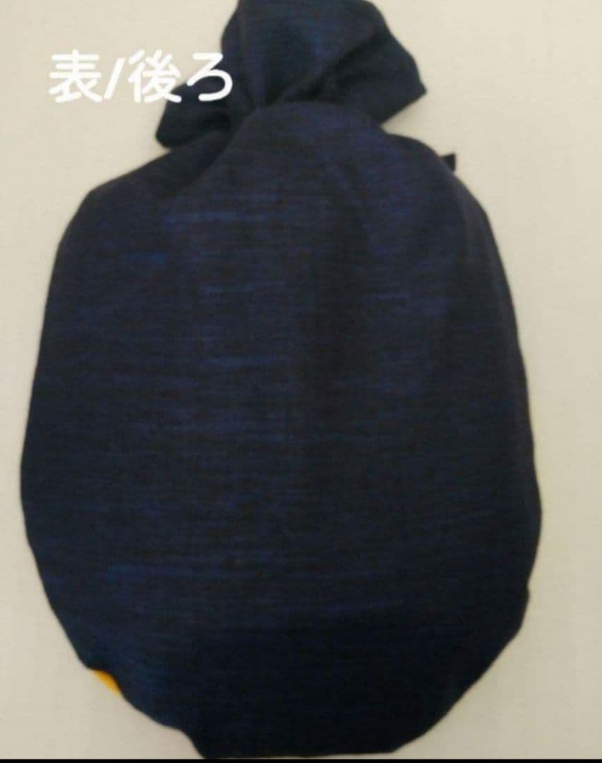 ㉑ 着物生地(ウール生地)　湯タンポカバー【リバーシブル/ハンドメイド】