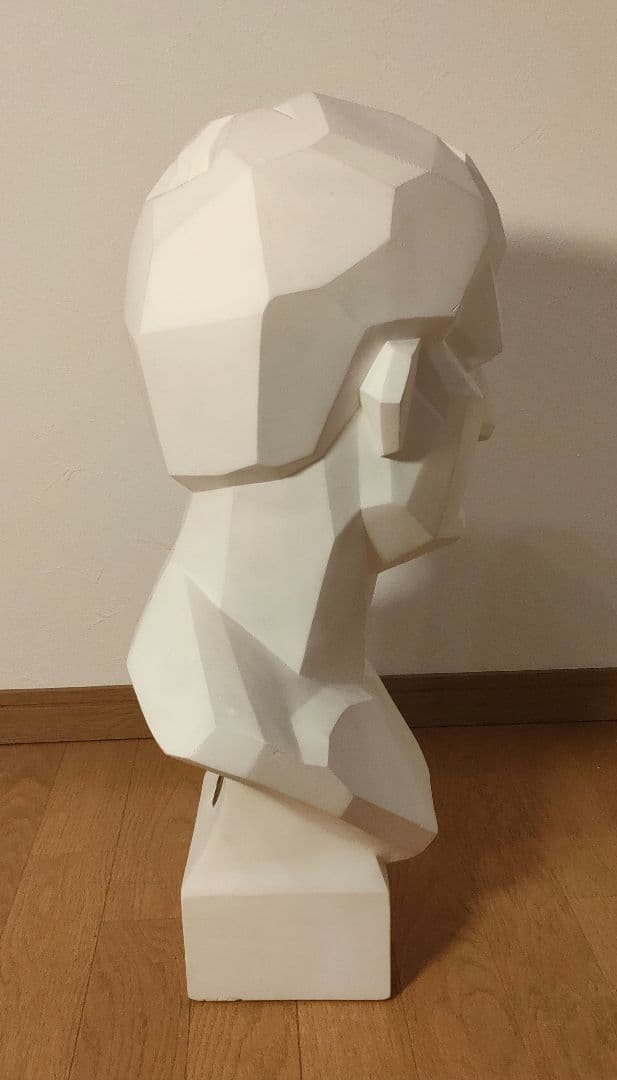 冨士石膏像 石膏像 アグリッパ 面取り 胸像 高さ60cm - メルカリ