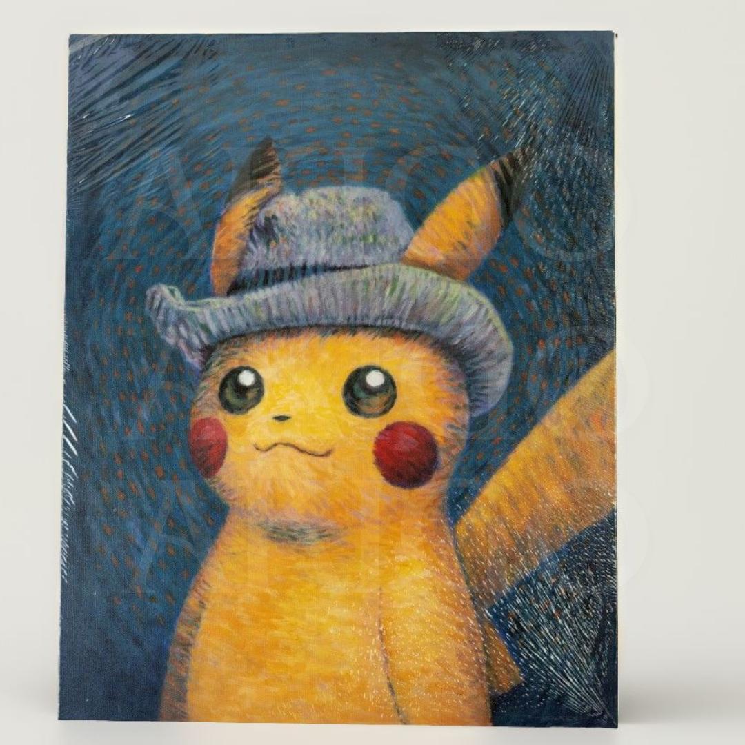 新品・美品・希少・即日】ゴッホピカチュウ キャンバス ポケモンゴッホ