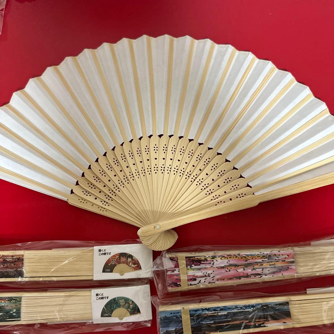 ワンピース 扇子 6本セット