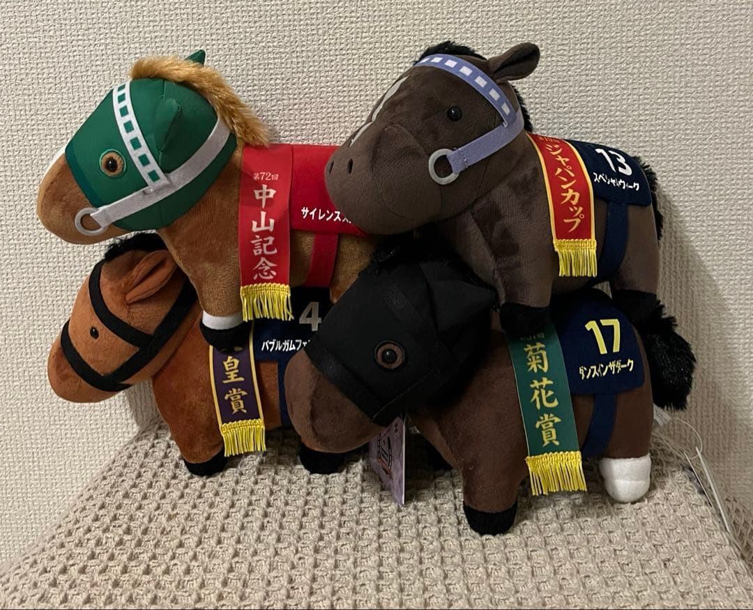 サラブレッドコレクション OKぬいぐるみ9 4種セット 楽市楽座限定