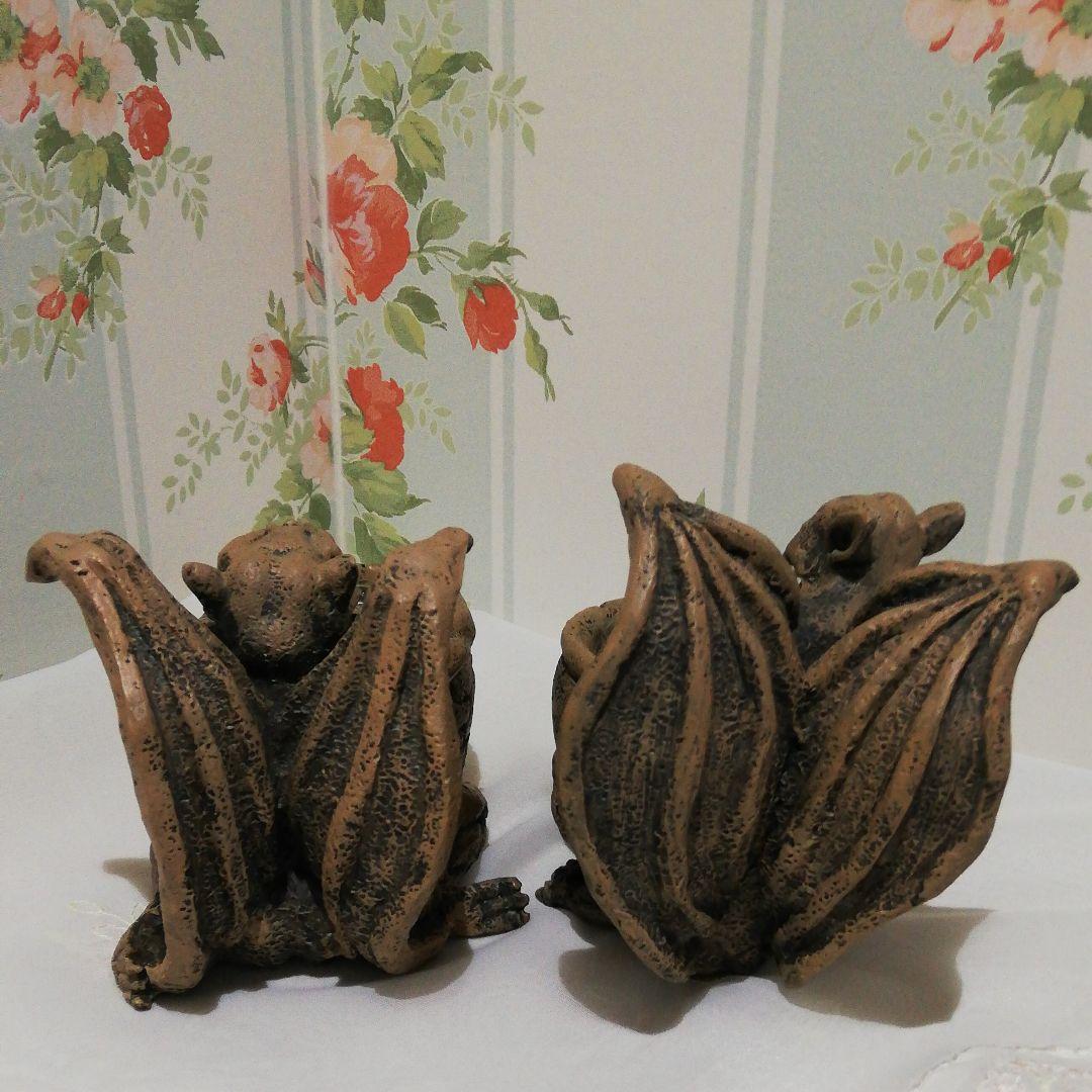 ガーゴイル キャンドル ホルダー2個セット