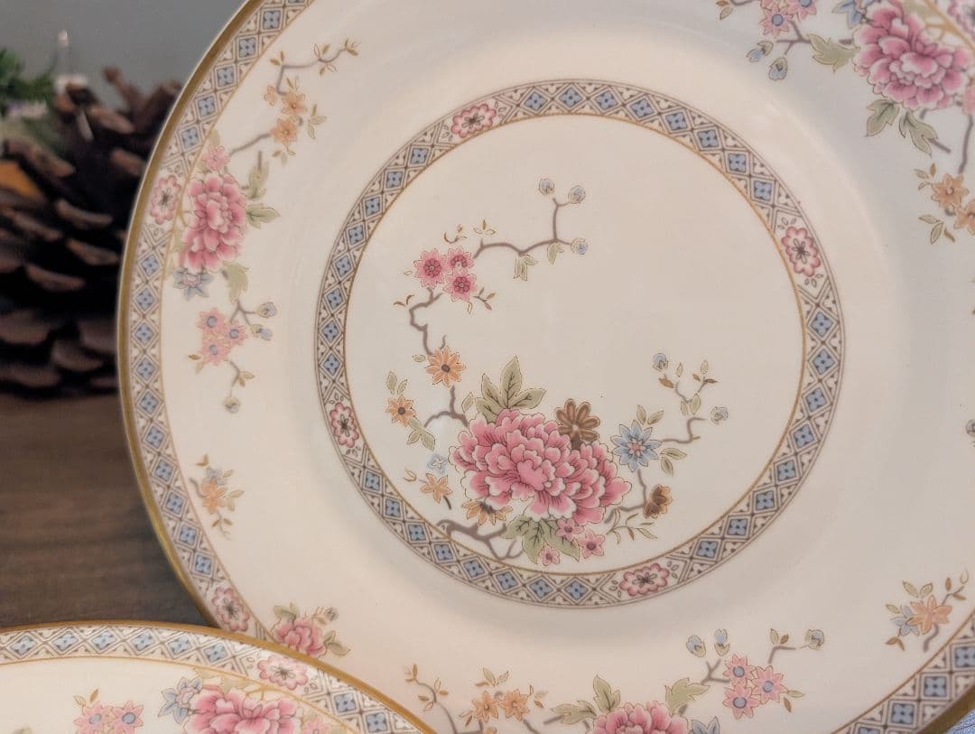 ロイヤルドルトン　カントン　20.5㎝サラダプレート♡8枚