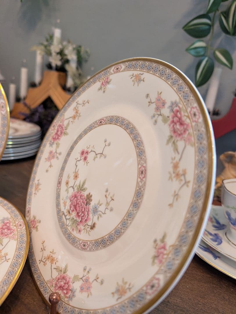 ロイヤルドルトン　カントン　20.5㎝サラダプレート♡8枚