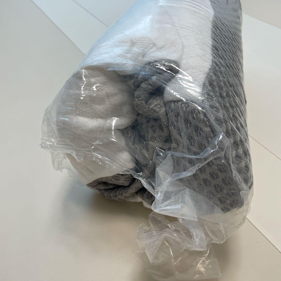 未開封枕 低反発 首が痛くならない幅64cm×奥行40cm ホワイト