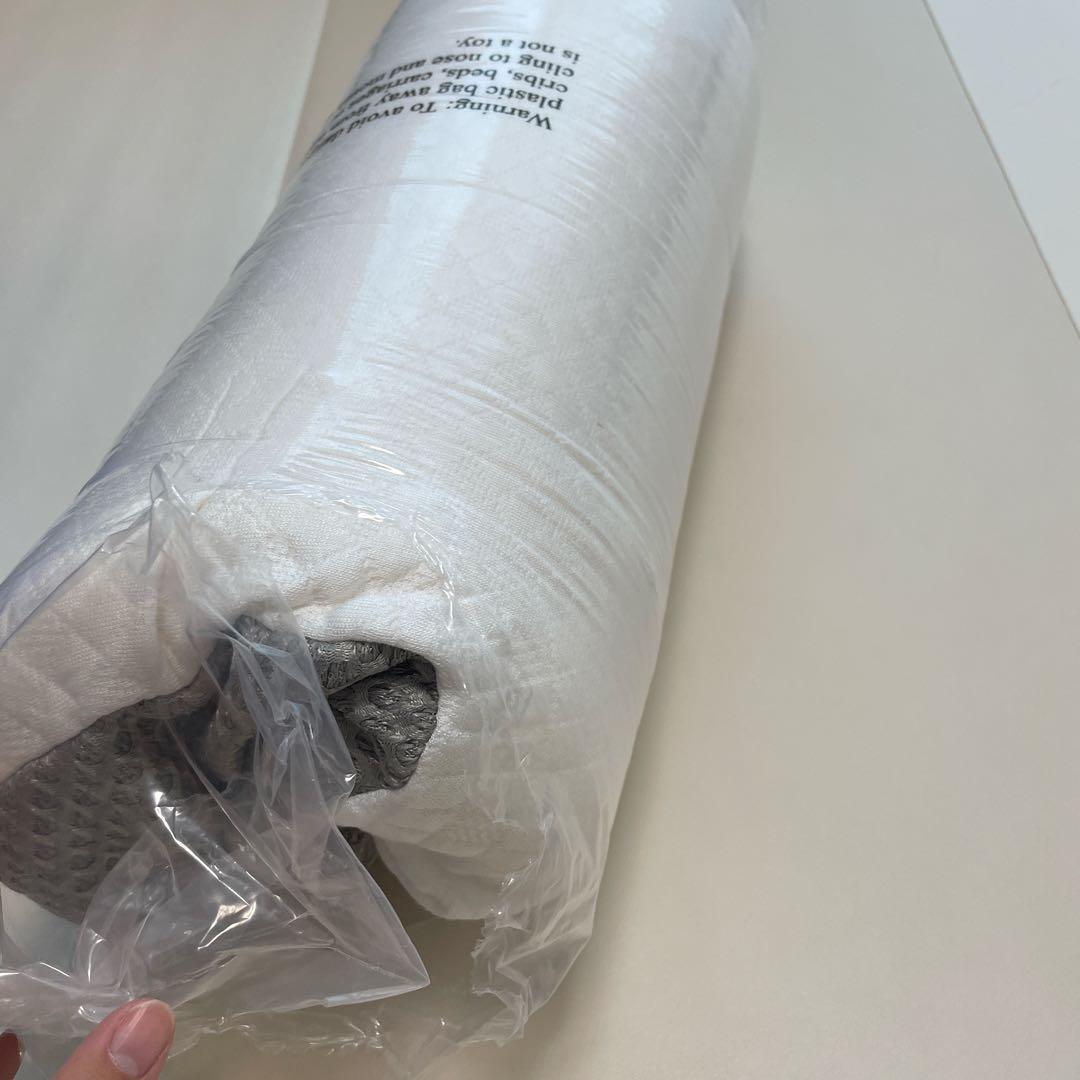 未開封枕 低反発 首が痛くならない幅64cm×奥行40cm ホワイト