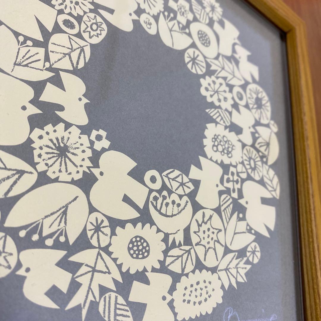 バーズワーズ　フレームとポスター　20センチ