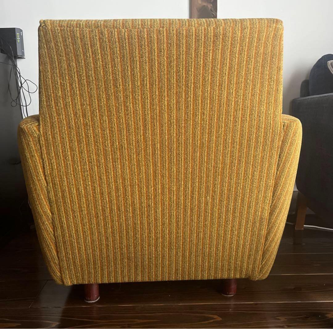 ソファ 1人掛け チェック ストライプ ボーダー 柄