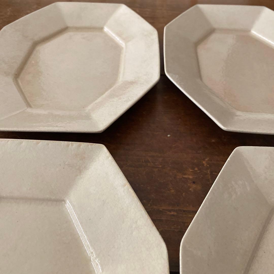 棚橋祐介 8角皿　皿　新品未使用　4枚セット