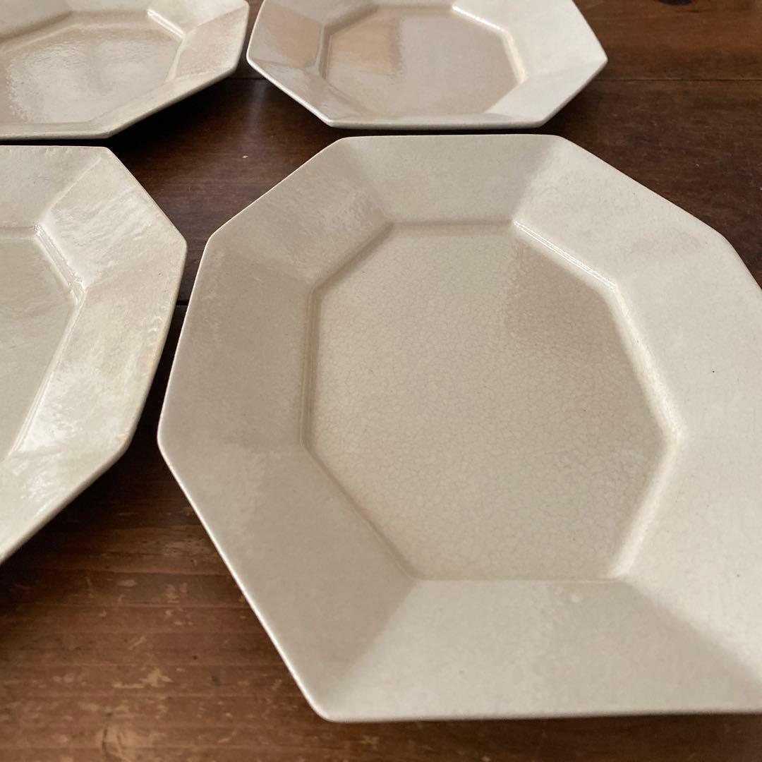 棚橋祐介 8角皿　皿　新品未使用　4枚セット