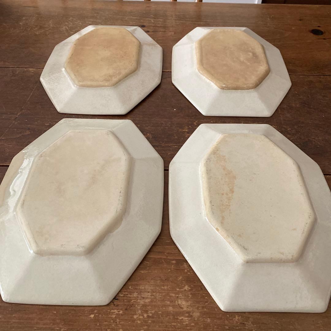 棚橋祐介 8角皿　皿　新品未使用　4枚セット