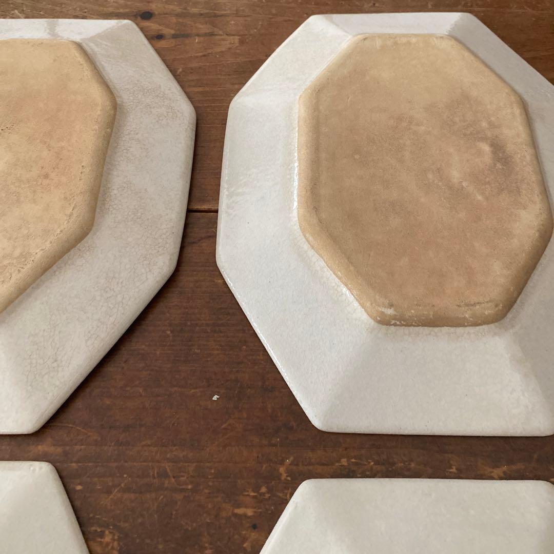 棚橋祐介 8角皿　皿　新品未使用　4枚セット