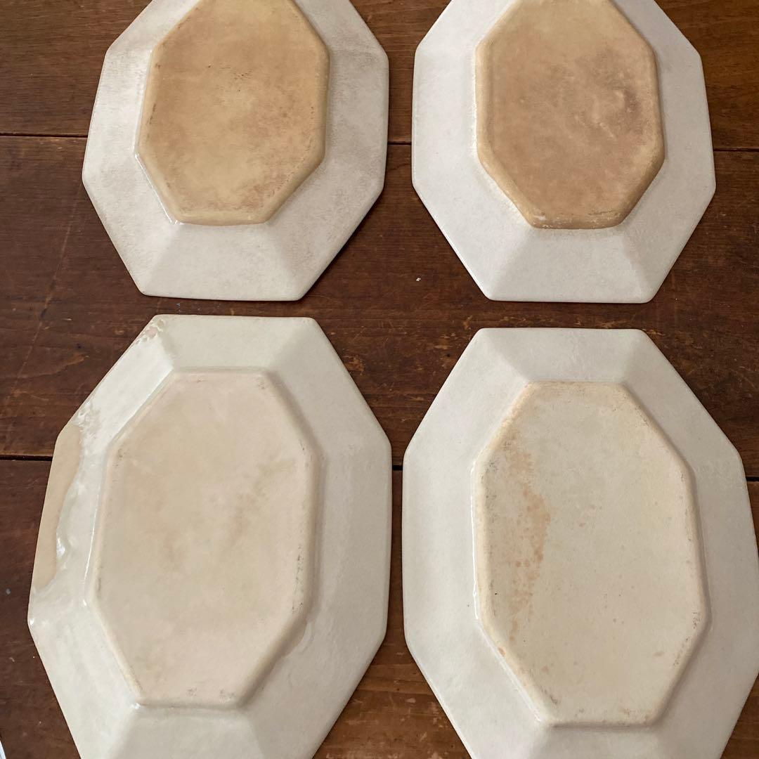 棚橋祐介 8角皿　皿　新品未使用　4枚セット