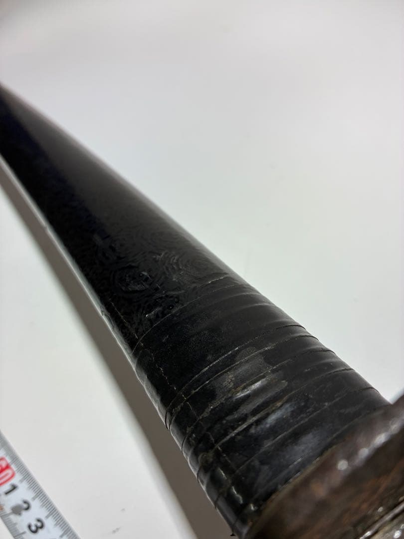 G0）当時物 高級 模造刀 日本刀 鉄鍔 黒紋鞘 ビンテージ - メルカリ