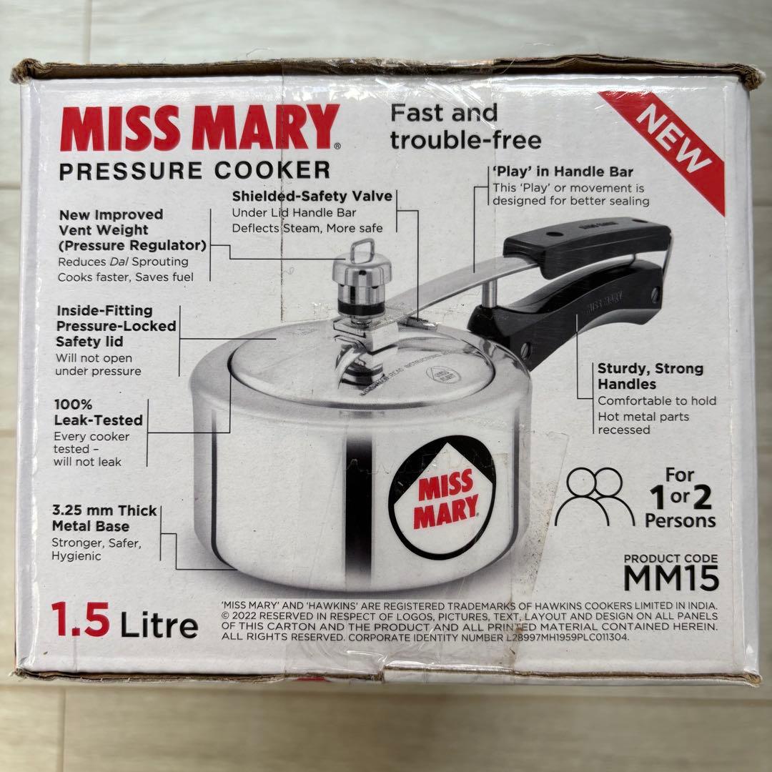 Hawkins 圧力鍋 1.5L MM15