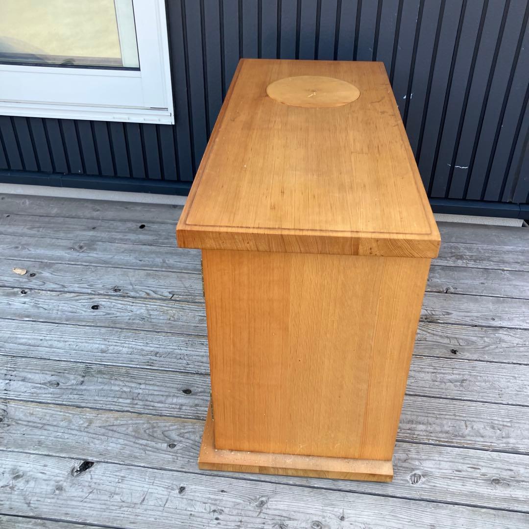 昭和レトロ 無垢材 古家具 飾り棚 茶箪笥 サイドボード ディスプレイラック