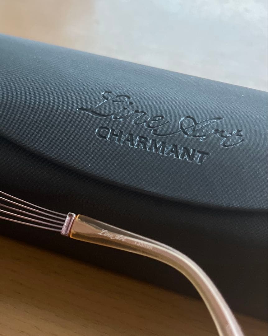 シャルマン LineArt ラインアート 眼鏡フレーム エレガント　ケース付き