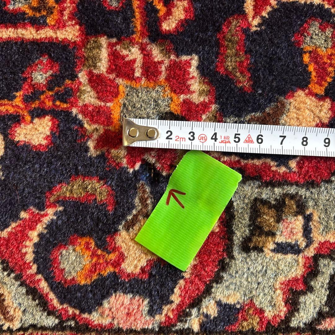 約206×134 ペルシャ絨毯 毛 ヴィンテージ 検 キリム - メルカリ