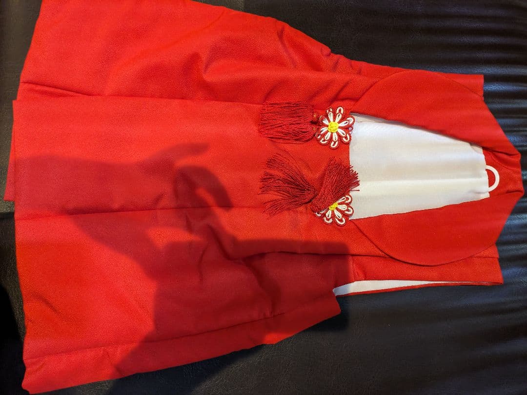 七五三 　3歳　着物フルセット 赤 付属品付き