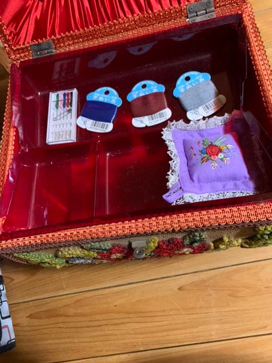 昭和レトロ アンティーク裁縫箱 小物入れにも L108812475 - ケース