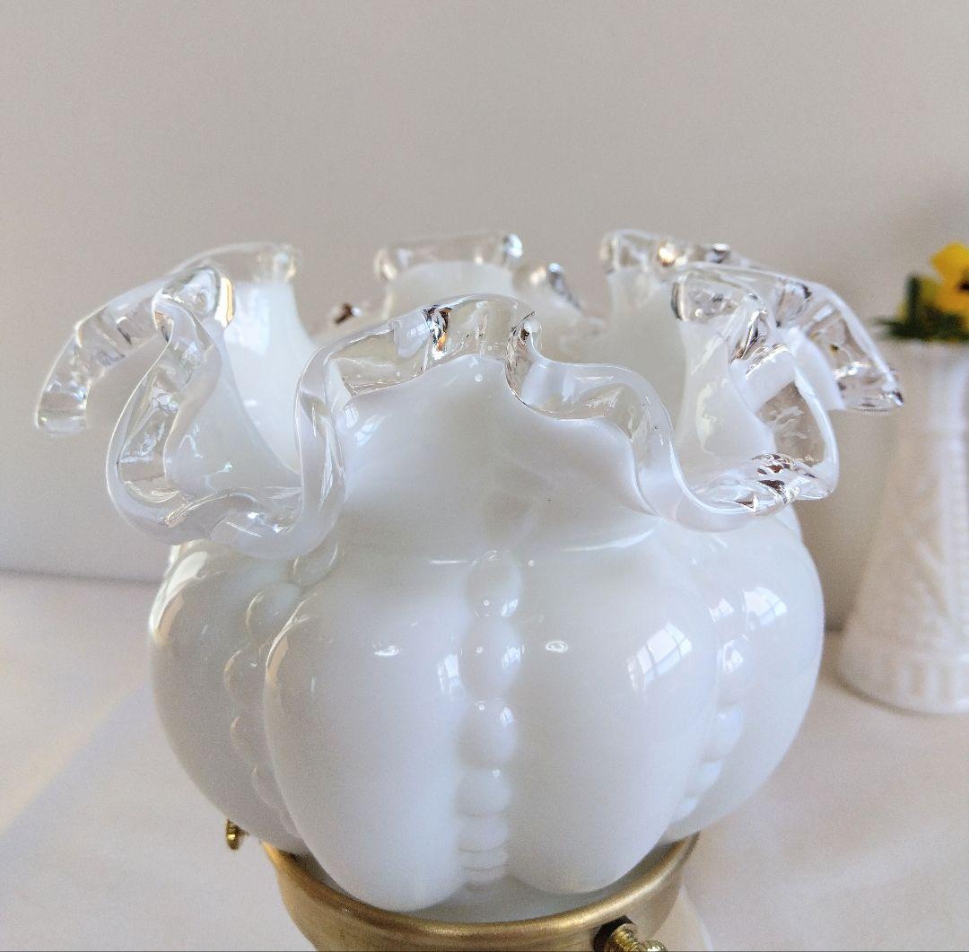 フェントン☆シルバークレスト ラッフルシェードランプ