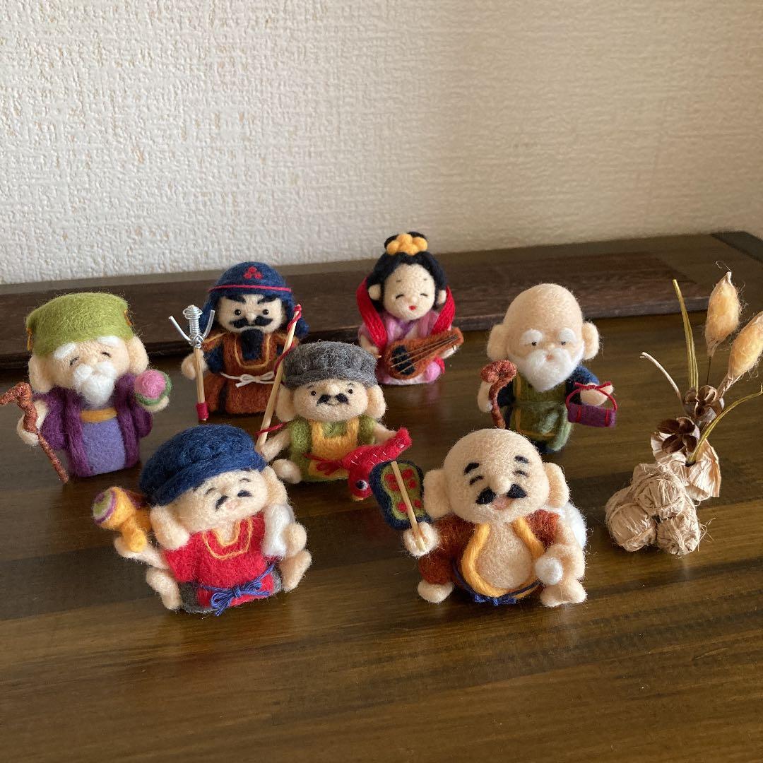 羊毛フェルト 七福神 小さいサイズ - メルカリ
