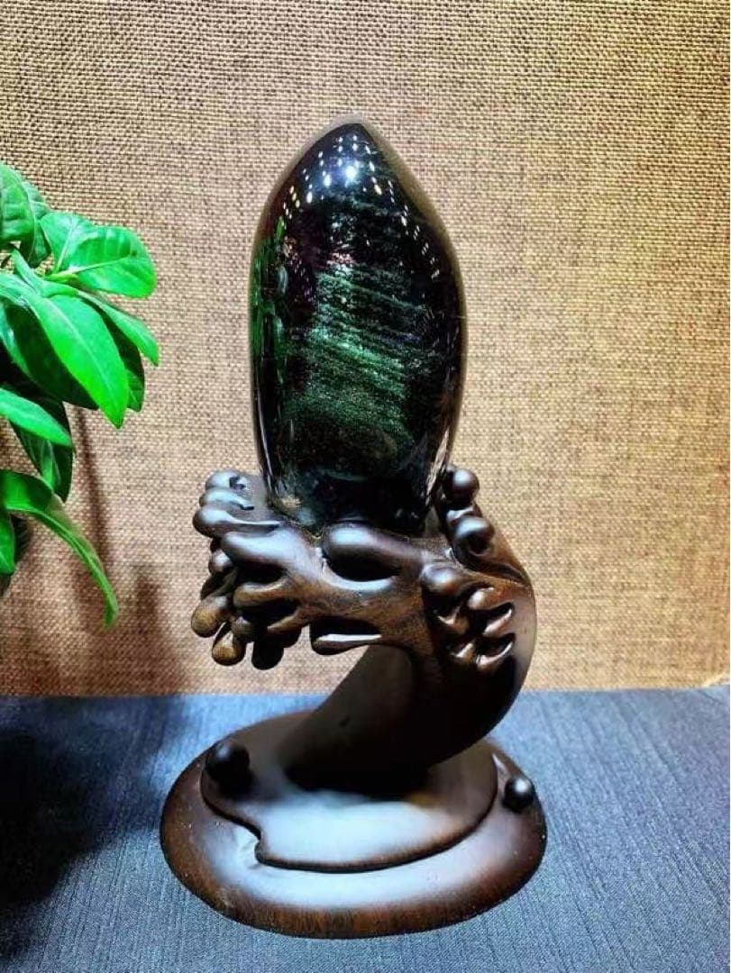 ⭐︎【極上品】天然 グリーン ガーデン クォーツ 置物 286g