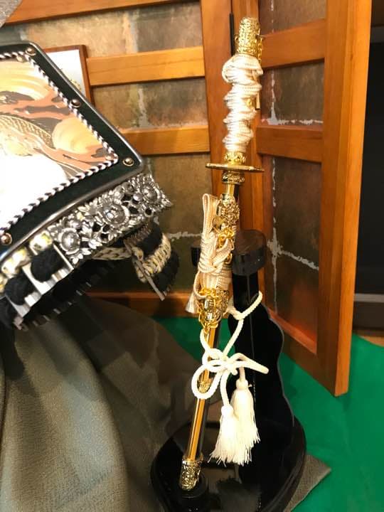 端午の節句 五月人形 兜、弓矢、刀のセット