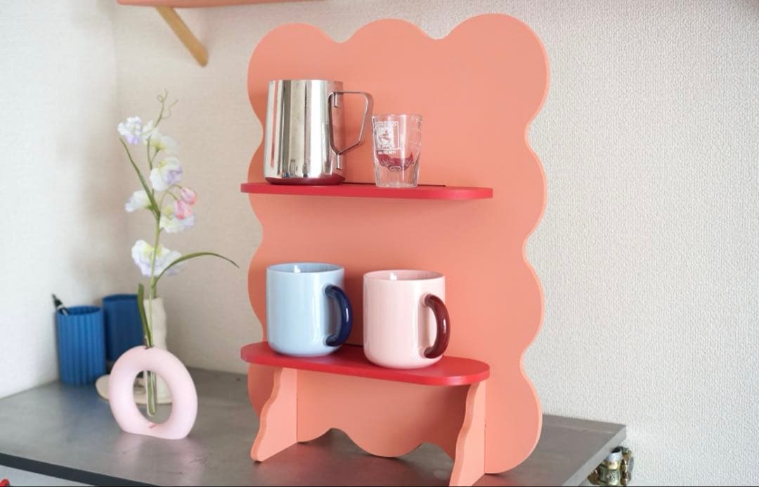 COMOCO STAND\"mokumoku\" orang×pink