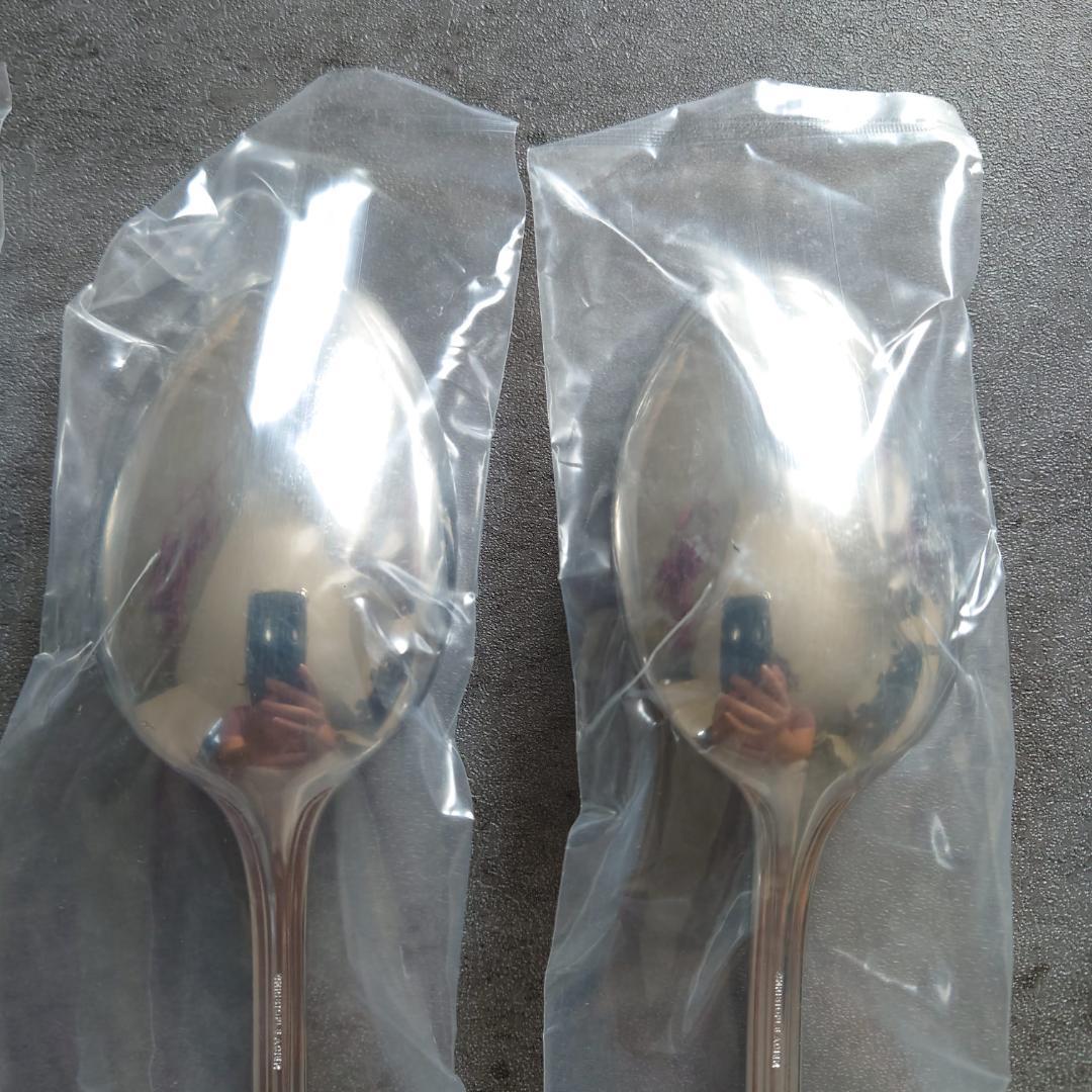 クリストフル ACIER アルビ 未開封 ステンレス テーブルスプーン 4点