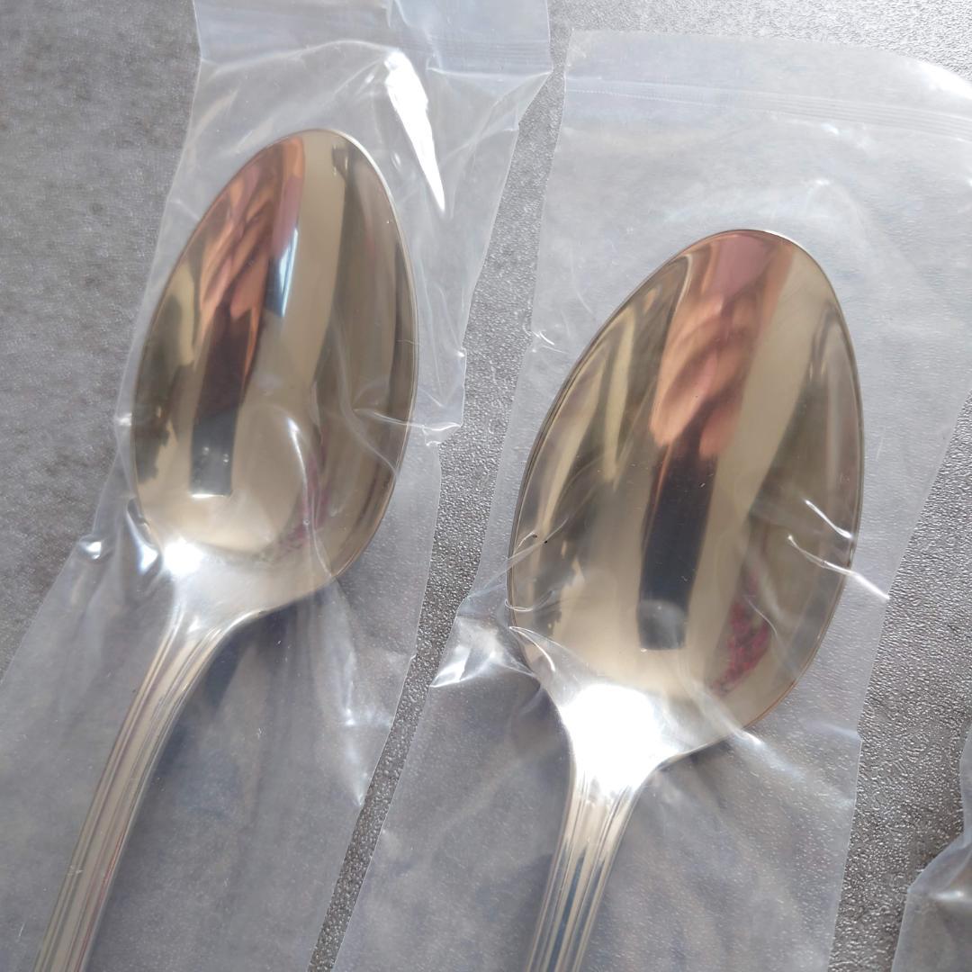 クリストフル ACIER アルビ 未開封 ステンレス テーブルスプーン 4点