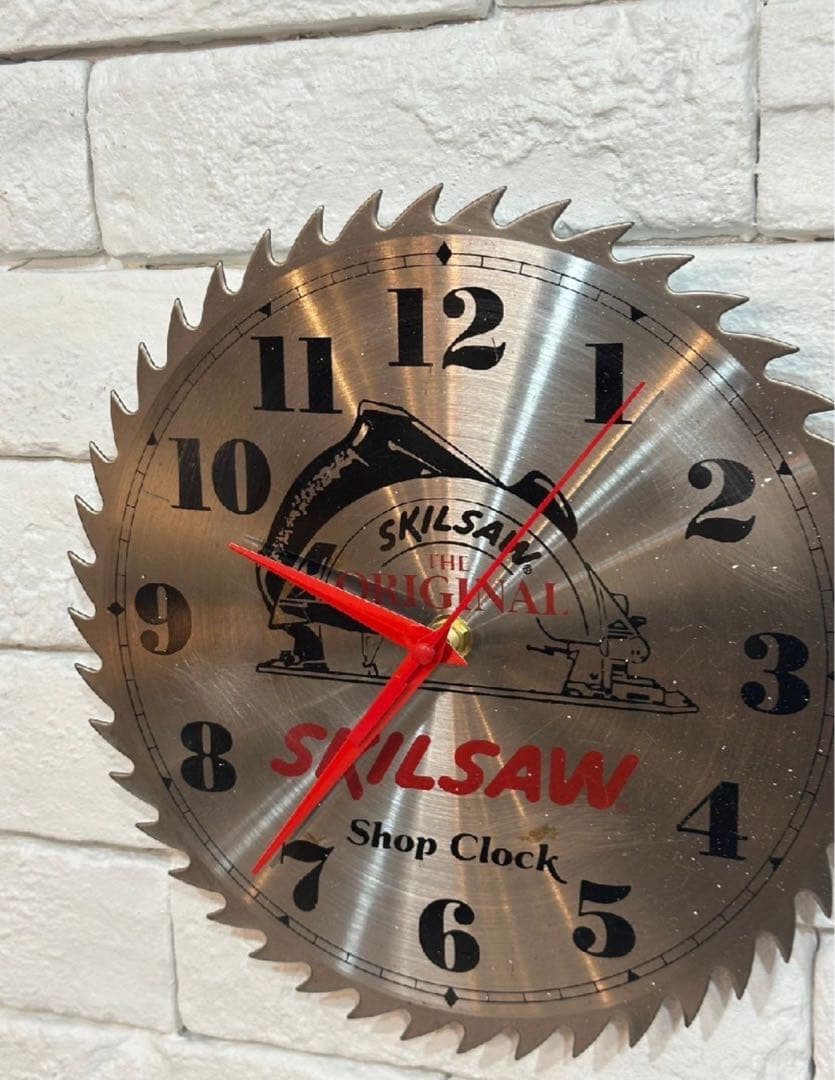 【東京都内23区配送無料】ビンテージ SKILSAW アメリカ 壁掛け時計 輸入