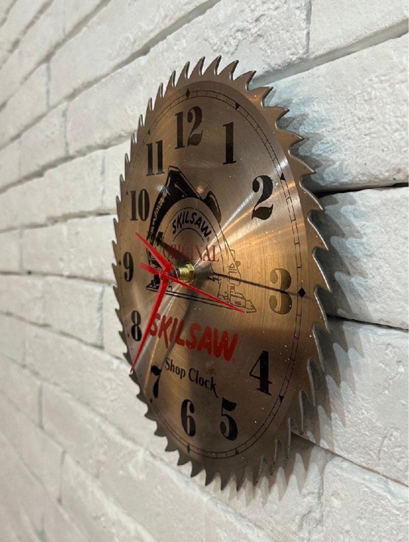 【東京都内23区配送無料】ビンテージ SKILSAW アメリカ 壁掛け時計 輸入