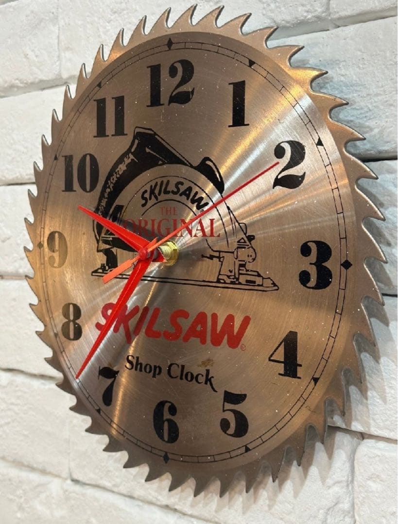 【東京都内23区配送無料】ビンテージ SKILSAW アメリカ 壁掛け時計 輸入