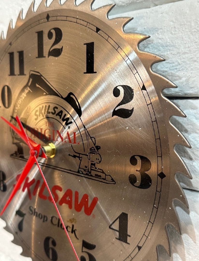 【東京都内23区配送無料】ビンテージ SKILSAW アメリカ 壁掛け時計 輸入