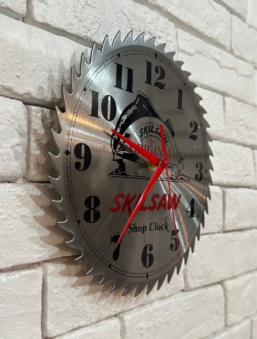 【東京都内23区配送無料】ビンテージ SKILSAW アメリカ 壁掛け時計 輸入