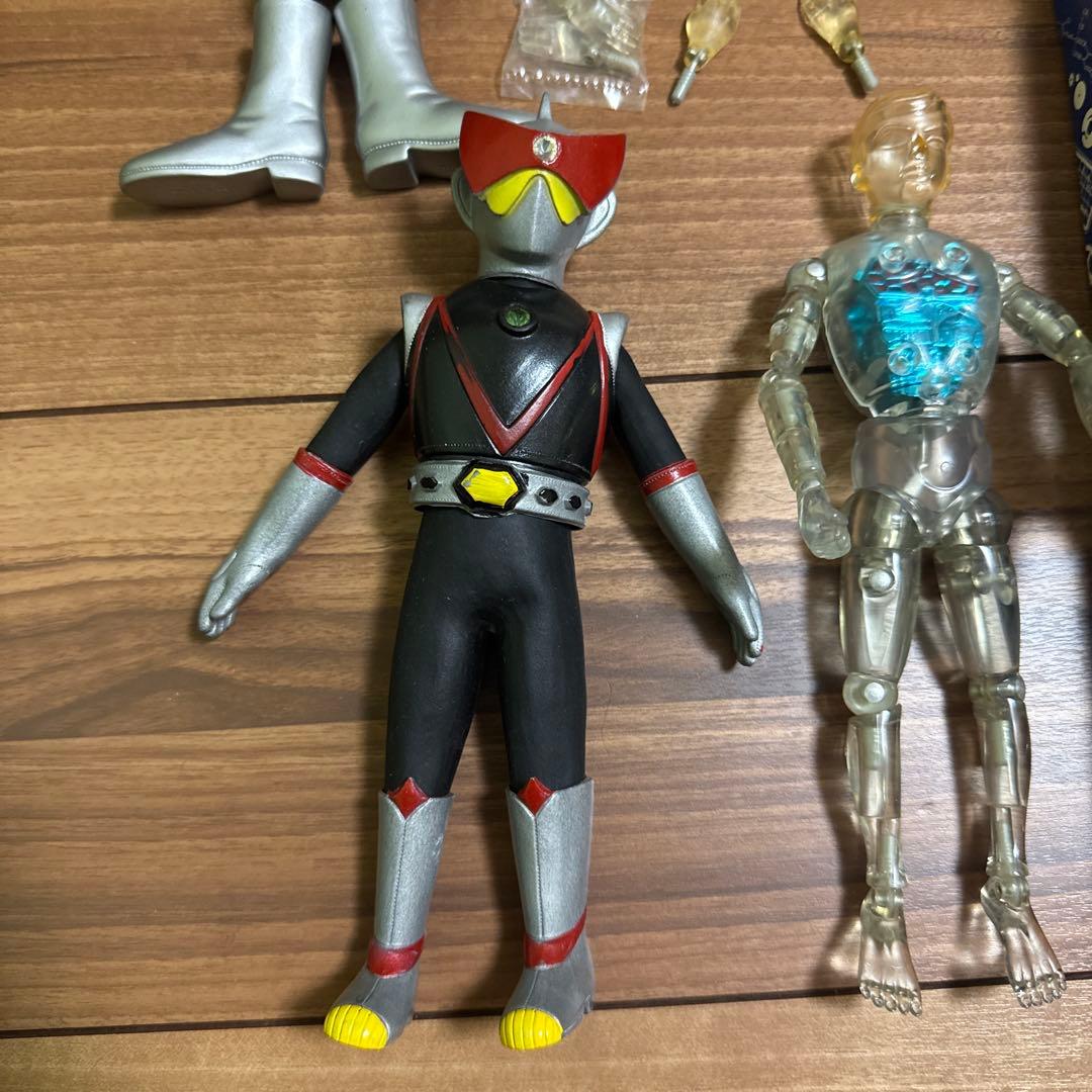 昭和レトロ 変身サイボーグ・少年サイボーグ フィギュア&変身セット　旧タカラ
