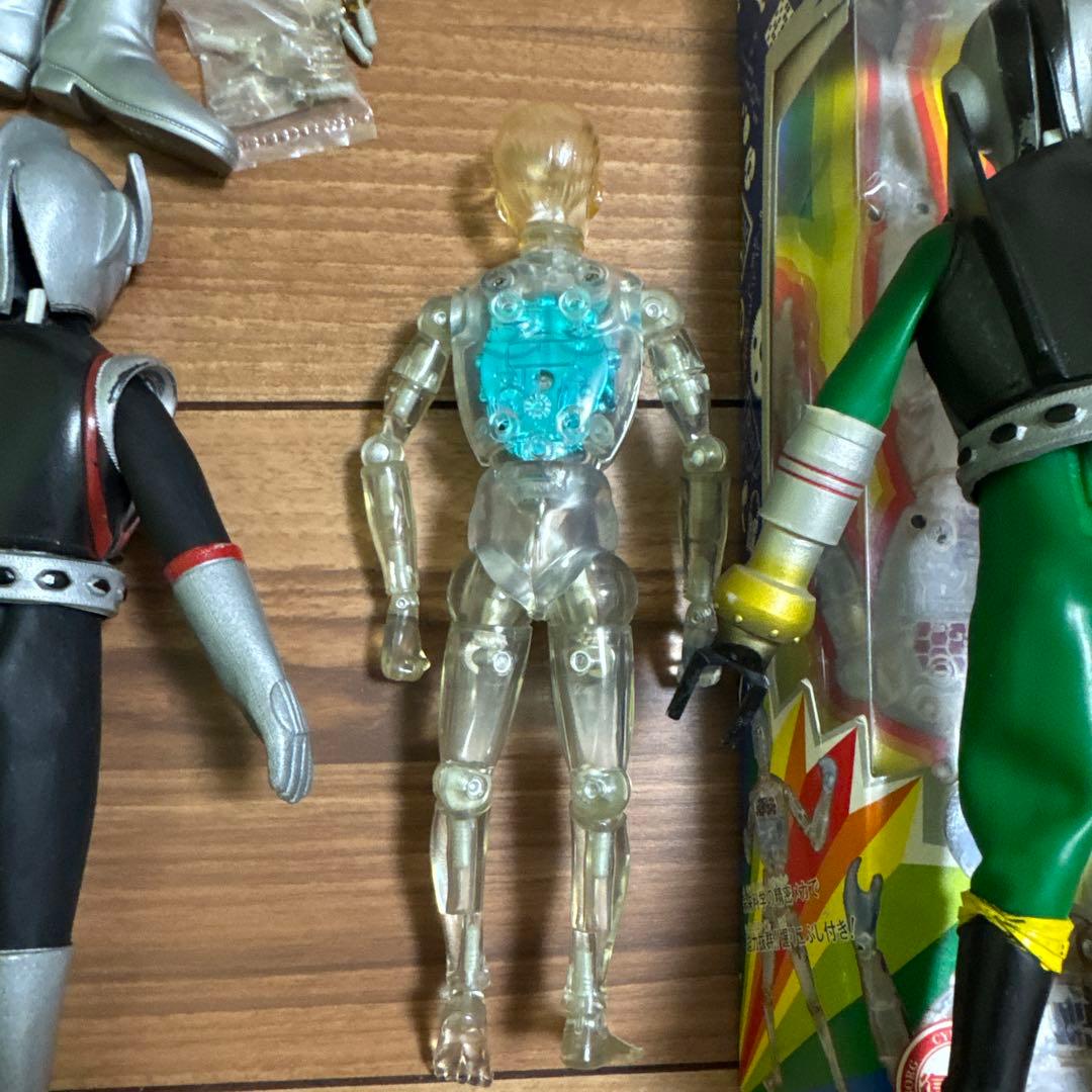昭和レトロ 変身サイボーグ・少年サイボーグ フィギュア&変身セット　旧タカラ