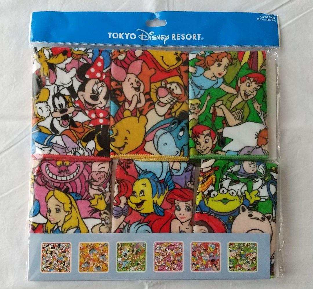 ディズニー 総柄 ミニタオルセット 新品 - メルカリ